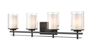 Huderson 4-Light Vanity Matte Black