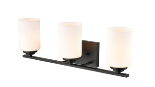 Durham 3-Light Vanity Matte Black