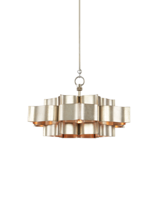 Grand Lotus Small Sliver Chandelier