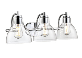 Knightsdale 25.25" 3-Light Vanity - Chrome