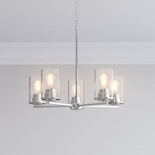 Verlana 5-Light Chandelier Ceiling Light Chrome
