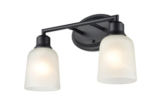 Amberle 2-Light Vanity Matte Black