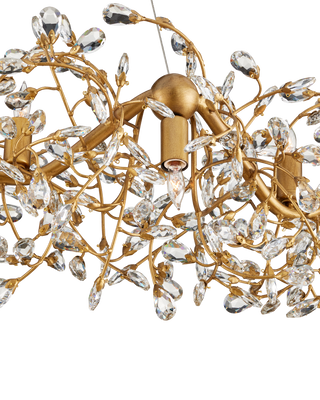 Crystal Bud Grande Ring Chandelier