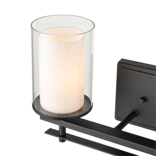Huderson 2-Light Vanity Matte Black