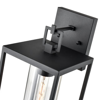 Ellway 1-Light Outdoor Wall Sconce Textured Black