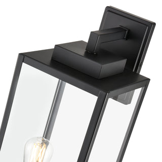 2-Light Outdoor Wall Sconce - Powder Coated Black