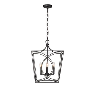 Tracy 4-Light Pendant light Matte Black