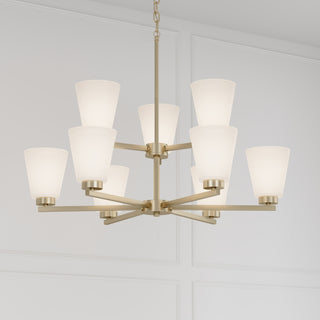Strayhan 28.5" Wide 9-Light Chandelier