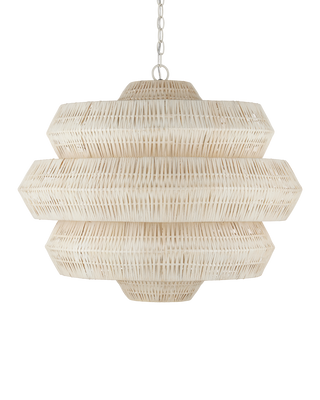 Antibes Medium White Chandelier