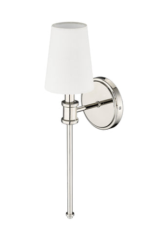 1-Light Wall Sconce Polished Nickel