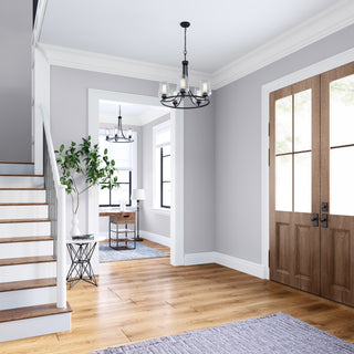 Ashford 5-Light Chandelier Ceiling - Matte Black