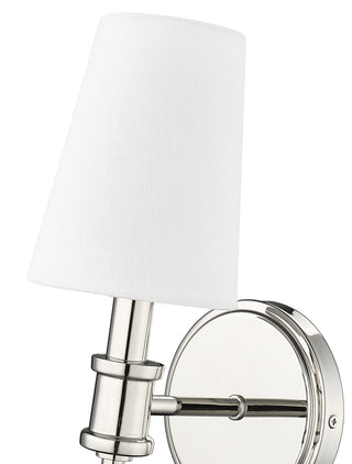1-Light Wall Sconce Polished Nickel