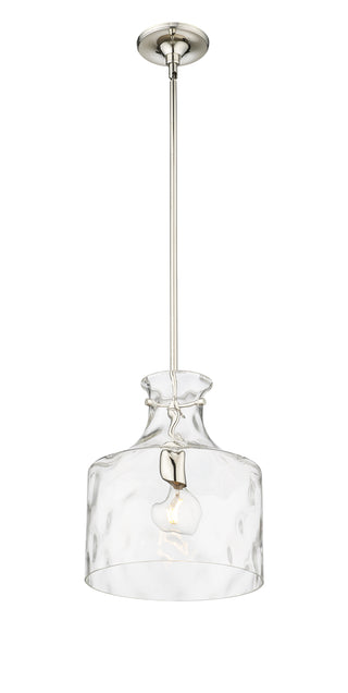Santorini 1-Light Pendant Light Polished Nickel
