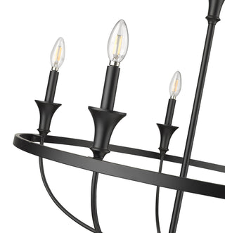 Emery 5-Light Chandelier Ceiling Light Matte Black