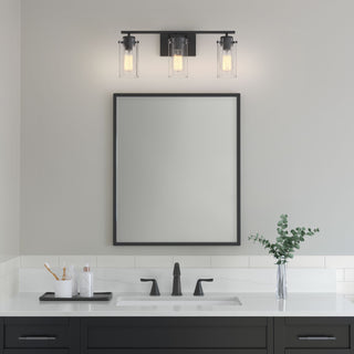 Serena 3-Light Vanity Matte Black