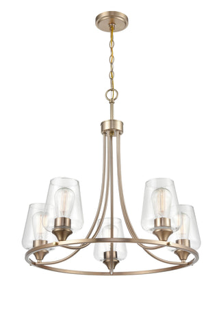 Ashford 5-Light Chandelier Ceiling - Modern Gold