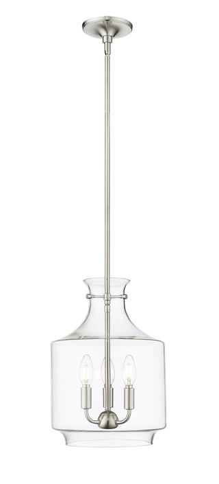 Mahannah 3-Light Pendant Light Brushed Nickel