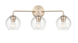 3-Light Vanity Modern Gold