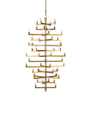 Andre Grande Brass Chandelier