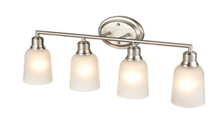 Amberle 4-Light Vanity Brushed Nickel