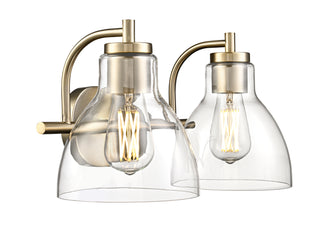 Knightsdale 17.5" 2-Light Vanity - Modern Gold