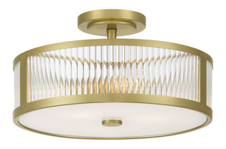 Ardezia 15.75" Wide 3-Light Semi-Flush Mount