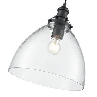 Khrisa 12.75" Wide 1-Light Pendant - Matte Black