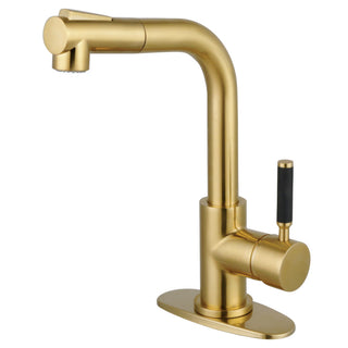 Kaiser Bar Prep Faucet in Brushed Brass