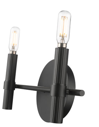 Skyva 6" High 2-Light Vanity - Matte Black