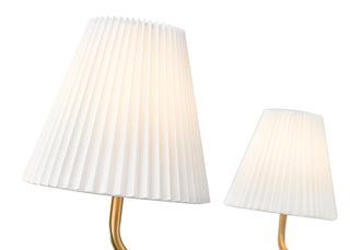 Ami 40" Wide 4-Light Chandelier - Vintage Brass