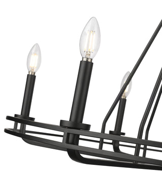 Jody 32.5" Wide 6-Light Chandelier - Matte Black