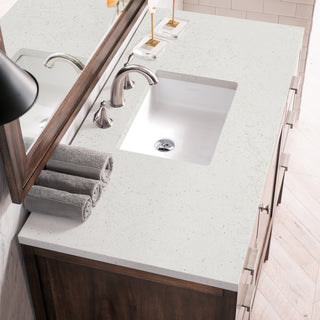 48 Inch Addison Freestanding Vanity in Mid-Century Acacia / Lime Delight Top