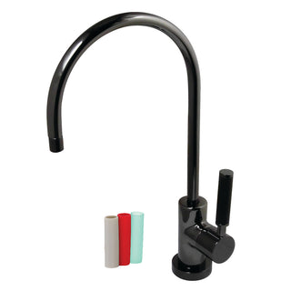 Water Onyx Water Filtration Faucet in Black Stainless Steel