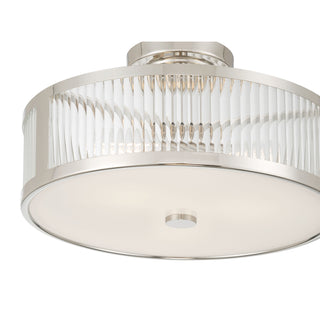 Ardezia 15.75" Wide 3-Light Semi-Flush Mount