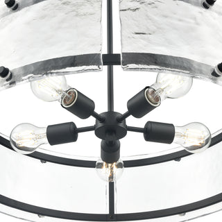 Bennetti 24.75" Wide 5-Light Chandelier - Matte Black