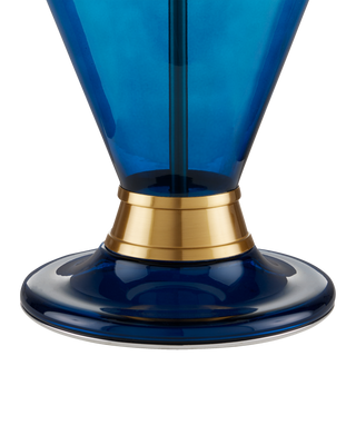 Aladdin Blue Table Lamp