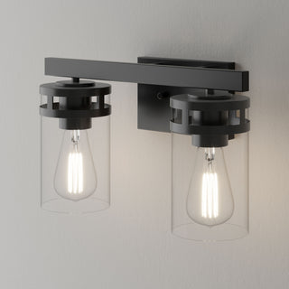 Lunden 2-Light Vanity Matte Black