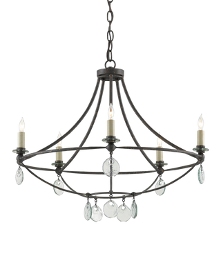 Novella Small Black Chandelier