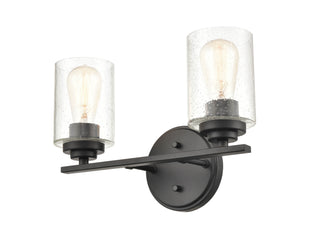 2-Light Vanity Matte Black