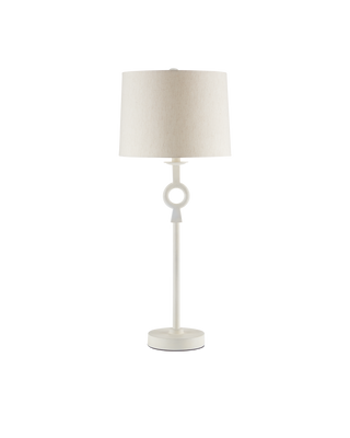 Germaine White Table Lamp