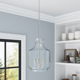 Mahannah 3-Light Pendant Light Brushed Nickel