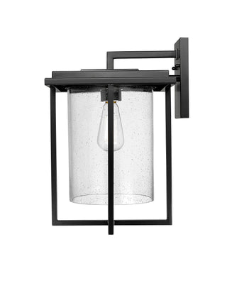 Adair 1-Light Outdoor Wall Sconce Powder Coated Black
