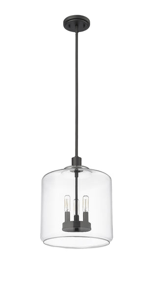 Asheville 3-Light Pendant light Matte Black