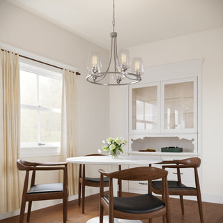 Ashford 5-Light Chandelier Ceiling - Brushed Nickel