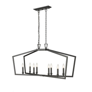 Lizabeth 8-Light Chandelier Ceiling Light Matte Black