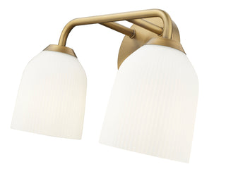 Norah 2-Light Vanity Vintage Brass