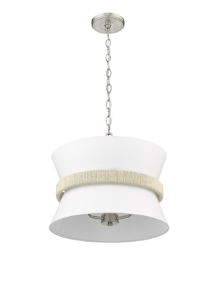Kimbry 3-Light Pendant light Brushed Nickel