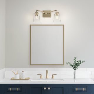 Avenna 2-Light Vanity Modern Gold