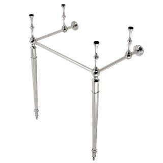 Edwardian 22.31 Inch Console Sink in Polished Nickel