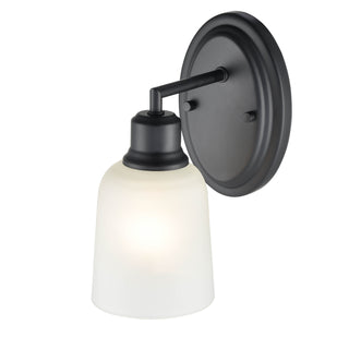 Amberle 1-Light Wall Sconce Matte Black